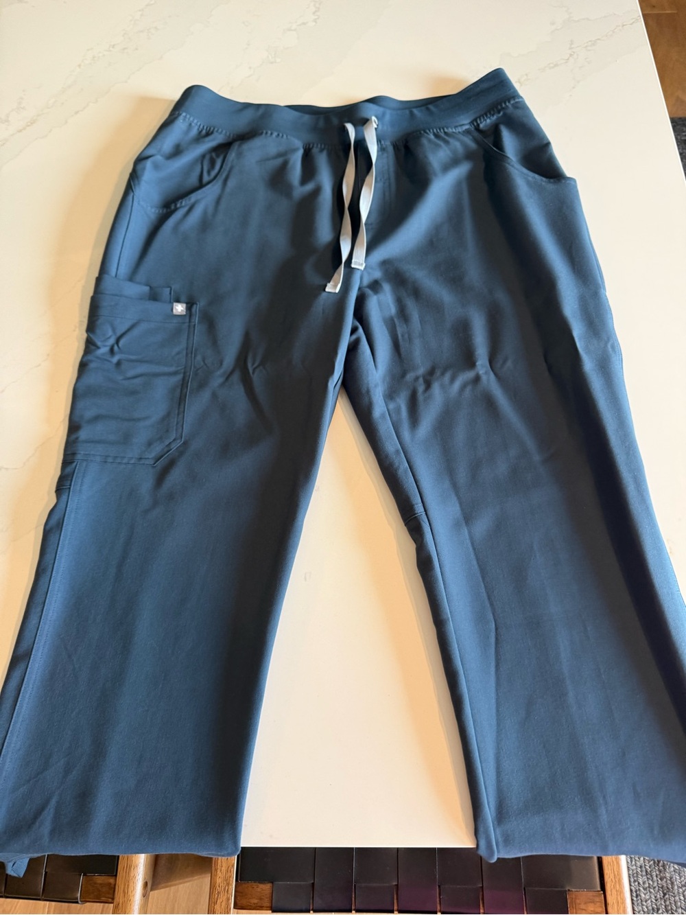 Figs Women's Slate Blue Drawstring Joggers